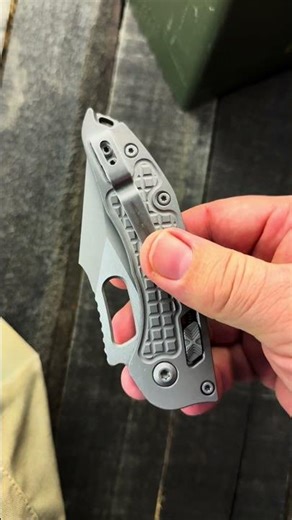 Microtech Stitch RAM-LOK - Apocalyptic Frag Titanium - Available at GPKNIVES.com! #MicrotechKnives