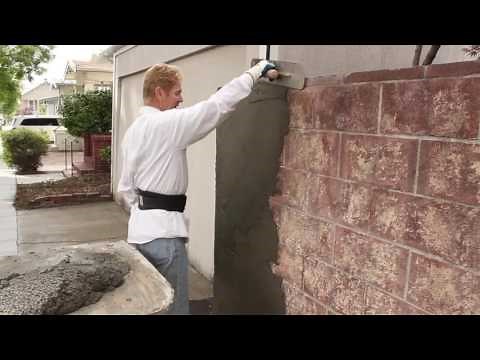 Stucco thickness over concrete block?