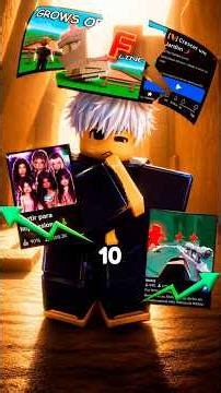 NOVO TOP 1 , pequena QUEDA nos mapas de anime e muito mais no TOP 10 #roblox #robloxedit