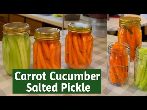 Carrot Cucumber Salted Pickle Recipe | 5-Min Quick Healthy Snack | Yasmin Gulzar Official