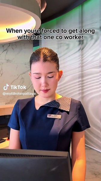 POV: When youre forced to get along with that one co worker #foryou #pov #myttpattaya #fyp #jet2holidays