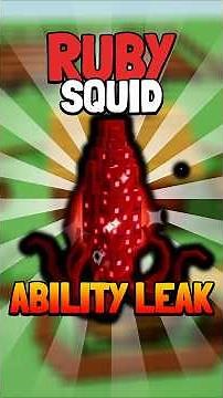 New RUBY SQUID pet ability leak in the Grow a Garden #roblox #growagarden