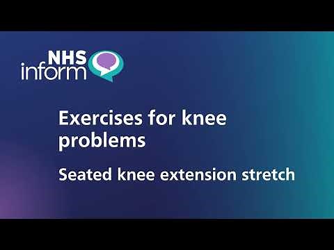 Seated knee extension stretch