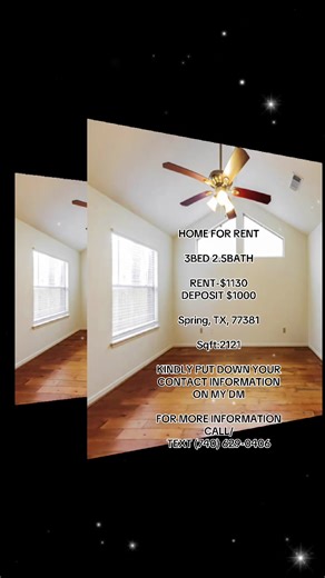🏡✨ JUST LISTED FOR RENT – SPRING, TX ✨🏡 Looking for a spacious home in a great area without breaking the bank? This beautiful 3 Bedroom | 2.5 Bathroom home in Spring, TX might be exactly what you’ve been searching for! 📍 10 Shallow Pond Pl, Spring, TX 77381 Imagine coming home to a quiet neighborhood, plenty of space to relax, and room for family, friends, or even a home office. This home offers the perfect balance of comfort, convenience, and affordability. Whether you’re relocating, upgradi