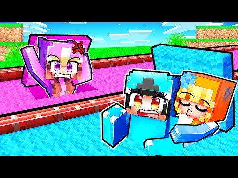 Surviving in ONE COLOR DOOMSDAY BUNKER in Minecraft!