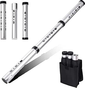 Golf Ball Retriever, 40-Inch Aluminum Alloy Picker Upper Tube, Detachable Shagger for Men & Women, Holds Up to 25 Balls, Portable Golf Ball Grabber for Course & Range, Easy Pickup and Storage