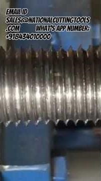 Rebar Threading Machine,Auto Rod Threading Machine l Automatic TMT Bar Threading Machine #pipethread