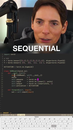 PyTorch Sequential Layers