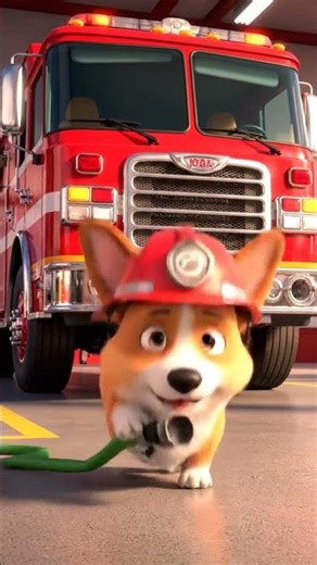 Fireman #corgi #fireman #fun #dog #animation