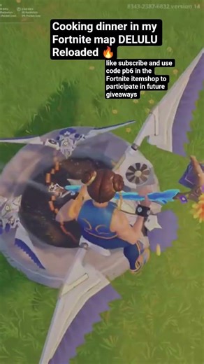 Cooking dinner in my Fortnite map DELULU Reloaded 🔥