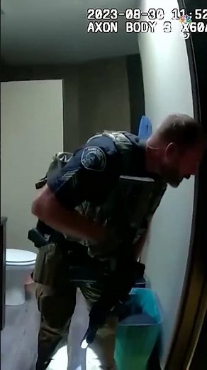 Body camera shows officers arriving at Jodi Hildebrandt's house, finding Ruby Franke's two children