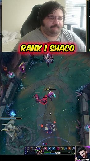 Rank 1 Shaco Is The Biggest Troll in League #leagueoflegends