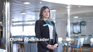 3.8K views · 215 reactions |  Dunia Abdelkader es auxiliar de pasaje de nuestro ⛴️ 'ferry Bahama Mama'. ‍♀️ Desde niña ha estado ligada al mar, ya que cruzaba a menudo el Estrecho, y ha convertido su pasión en profesión. Dunia se encarga de organizar y dirigir el embarque a pie. A bordo, 珞 la encontrarás siempre dispuesta a ayudar en todo lo posible a nuestros pasajeros.  Conócela en la nueva entrega de 'La vida a bordo'. #WeAreBaleària | Baleària | Facebook