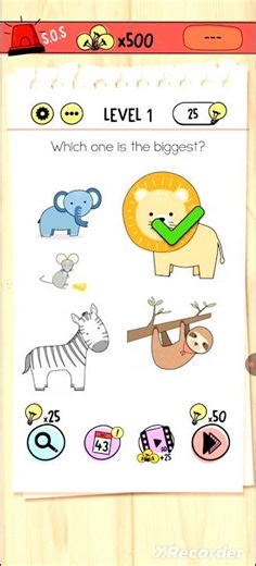 Brain Test Game 🔥 Can You Solve These Tricky Puzzles? | Mind Blowing Levels #ytshorts