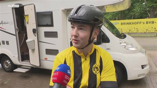 Borussia Dortmund | Jannis Brandt radelt zu CL-Finale nach London