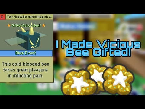 Making Vicious Bee Gifted in Bee Swarm Simulator Roblox!