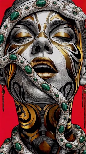 Review Ai 𓂀 | Emerald Snake 💚🐍 . . #ai #aiartwork #reviewai #ai #animation #aiartist #aiartcommunity #reels #snake #luxury #emerald #entertainment... | Instagram