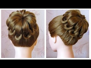 Tuto coiffure simple cheveux mi long/long ✨ Chignon tressé facile ✨ Coiffure tresse en noeuds