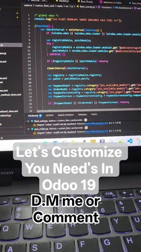 Let's Customize Your Needs In Odoo 19. #odoo #odoo19 #odoo18 #odooconsultants #odooapps #odoomobile