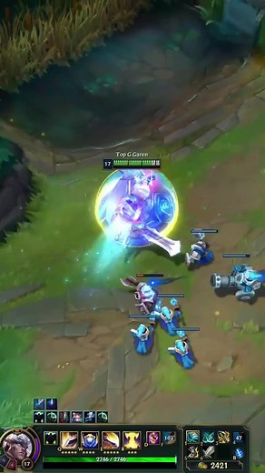 League of Legends Gameplay with Garen in Arab Region