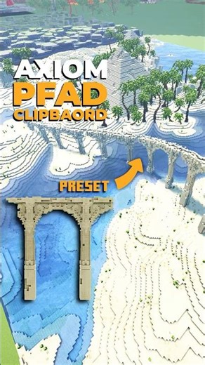 Axiom Pfad Clipboard 😍 #minecraft #building
