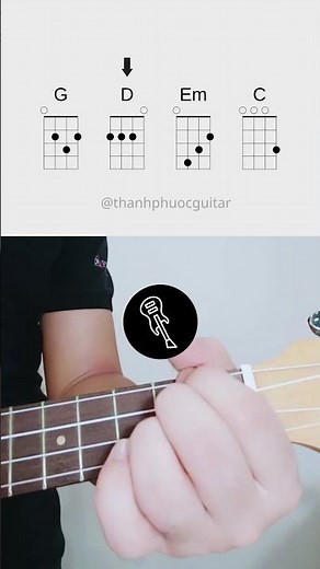 Vòng Hợp Âm G D Em C Trên Ukulele Cho Người Mới Bắt Đầu