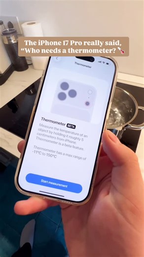 Musafir | Tech Blogger & Reviewer on Instagram: "🔥 The all-new iPhone 17 Pro Thermostat feature is here - now in beta! Instantly measure temperature like never before. 🌡️📱 💡 Try it out and share your thoughts below - are you ready for the future of smart living? 👇 #iPhone17Pro #iPhoneThermostat #AppleBeta #SmartTech #AppleInnovation #iPhoneFeatures #NextGenTech #ThermostatFeature #FutureIsNow"