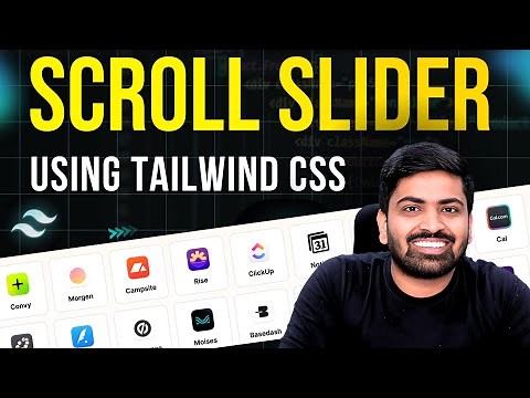 Build This Scroll Slider Animation with Tailwind CSS | Tailwind for Beginners 2024