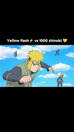 Why Minato Is Called The Yellow Flash ⚡🥶 #naruto #narutoshippuden #anime #viral