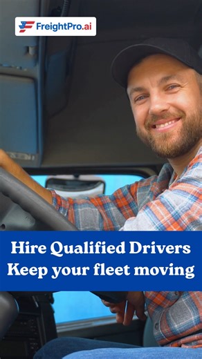 Finding CDL drivers shouldn’t be this hard. FreightPro.ai makes hiring quick, easy, and cost-effective! For more details: Call: 1 530-800-0001 Mail: support@freightpro.ai Visit: www.freightpro.ai.com Download the App Now: App Store: https://play.google.com/store/apps/details?id=com.techindustan.truckbook&hl=en_IN Playstore: https://apps.apple.com/us/app/truckbook-maps-jobs-loads/id1440696027 #trucking #freight #cargo #truckdriver #fleetmanagement #hiringdrivers #CDL #driverrecruitment #truckingl