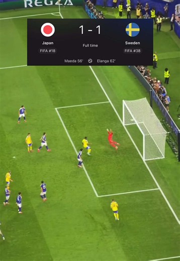 Japan and Sweden Draw 1-1 — Both Advance to World Cup Knockouts