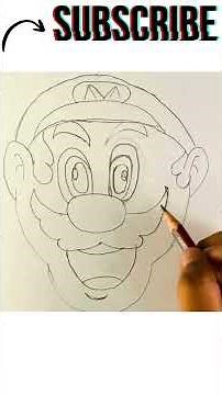 🍄⭐ How to Draw Super Mario 🎨 | Easy Step-by-Step Drawing Tutorial I