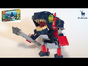 LEGO CREATOR 3in1 31088 Alternate Build - Murloc in DeepSeaCreat - SpeedBuild Construction /eldorado