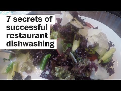 7 secrets of successful restaurant dishwashing