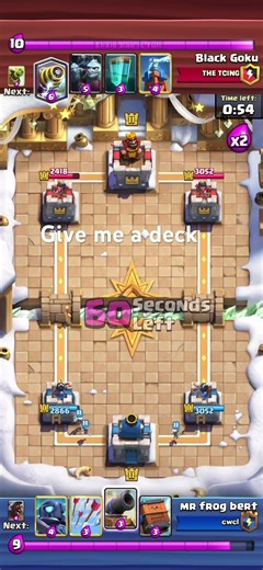 Give me a deck and join my clan Cwcl