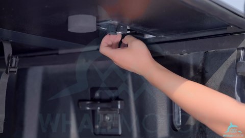 Hard FoldingTruck Bed Tonneau Cover Compatible with Jeep Gladiator JT 2020 2021 2022 2023 2024 2025 5 ft Box w/or w/o Trail Rail, Tri Fold Style