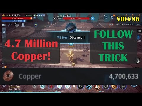 Mir4 Copper Guide! I have 4.7 Million Copper right now just follow this tips!