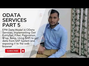 5. EPM Data Model in OData Services, Implementing Get EntitySet, Filter, Pagination, $Top, $skip