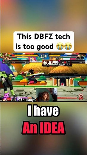 THIS DBFZ tech is too strong #shorts