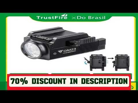 #Trustfire GM23 Tactical Led Flashlight 800LM USB Rechargeable Quick Release Lights for GL & 20mm P