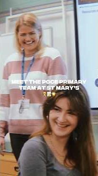 Meet our PGCE academics! Find out more at www.stmarys.ac.uk/courses/postgraduate/pgce-primary