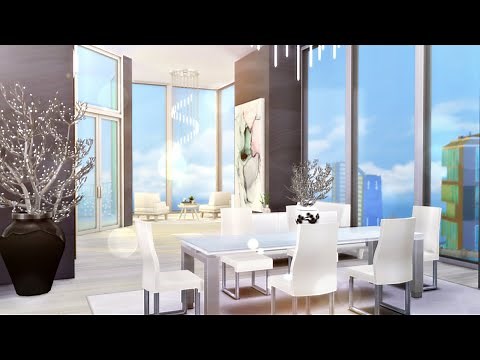 SIMS 4 LUXURY APARTMENT | 888 SPIRE APARTMENTS New Year's Party | SIMS 4 | Stop Motion Build