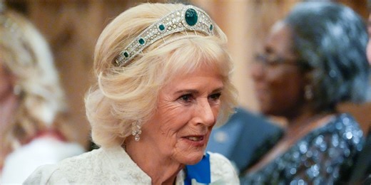 Queen Camilla's Rarely Seen $13 Million Emerald Tiara Is Likely a "Deliberate" Message of Support to These Royals