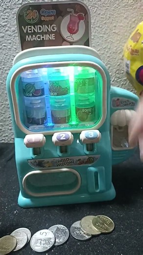 coin operated vending machine with release bottle juice #viral #shorts