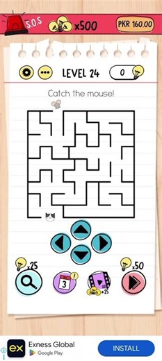 Brain test level 24🐭Catch the mouse! 🐱