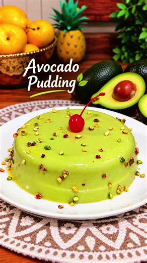 Creamy Avocado Pudding | A Delicious Avocado Treat! Creamy, smooth and absolutely delicious! 🥑💚 This easy Avocado Pudding is a simple dessert with a wonderfully rich texture and refreshing avocado flavor. A must-try for avocado lovers! 😍✨ #AvocadoPudding #AvocadoDessert #CreamyDessert #EasyDessert #HomemadeDessert