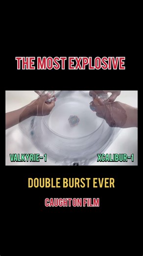 Double Explosion💥 #beytok #burstfinish #beyblade #makeemburst #dynamitebattle #beyblade #beybladeburst