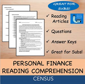 Census - Personal Finance & Economics - Reading Comprehension