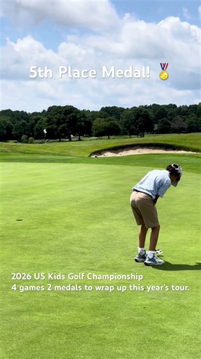 Great finish to 2026 US Kids Golf Tour Championship game. 🏅5th place!🏅