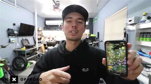 I put a sand paddle tire on my electric dirt bike